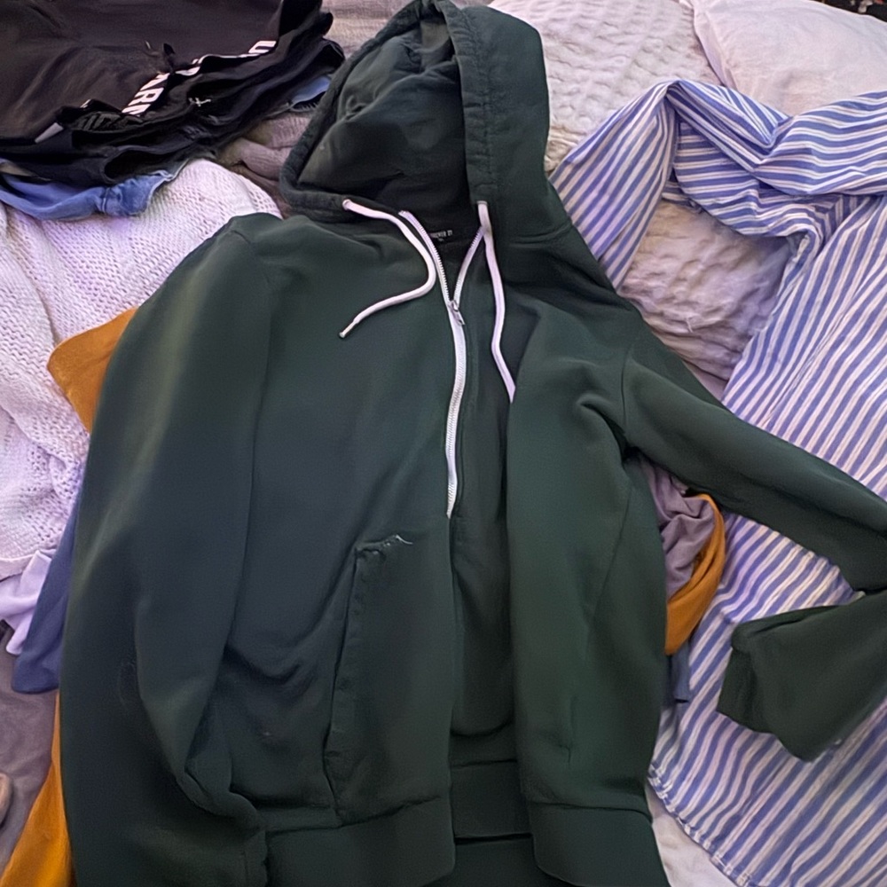 Forever 21 Green Hoodie